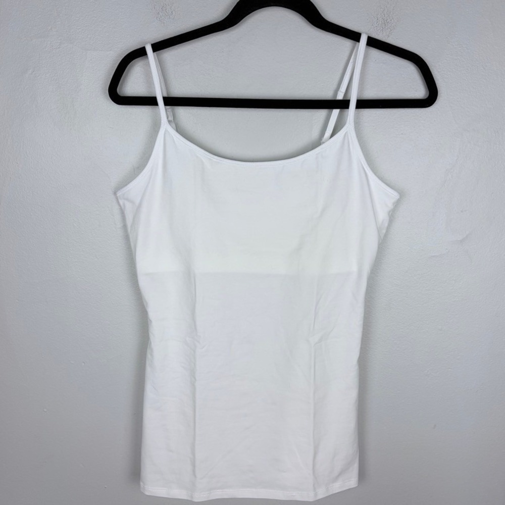 Express Original Best Loved Bra Cami White Adjustable Shelf Built-In Size Medium - Picture 2 of 7